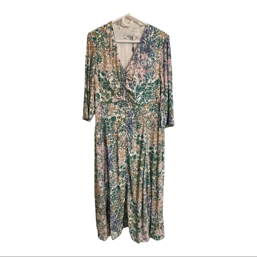 The Fold Lochaline Lined Floral Dress. Size 12. Brand new. Viscose.